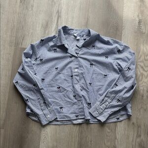Old Navy Women’s Cropped Button Up Shirt
